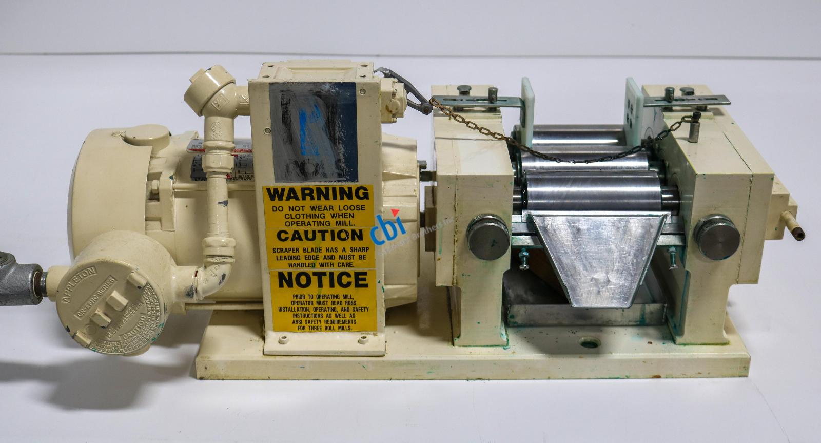 CHARLES ROSS THREE ROLL MILL 3 GALLONS/HOUR