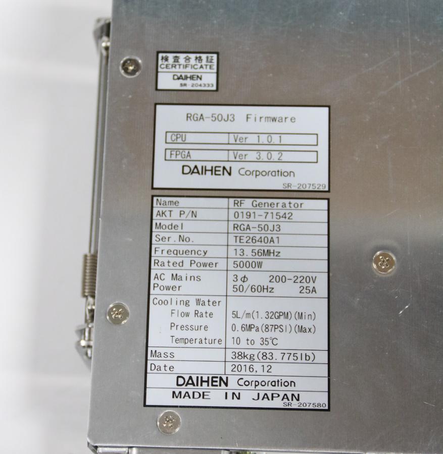 https://www.keySurplus.com/clientresources/107/108/99/999/230846-8-Daihen-Corporation-RGA-50J3-Avancer-RF-Generator-(8).jpg