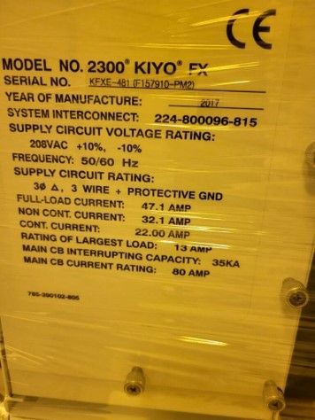 LAM, 2300 KIYO FX, 300mm, ETX2300U6