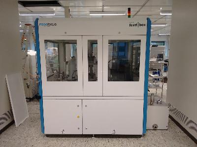 Nanofocus µsprint 3d inspection system with Baumann Handler